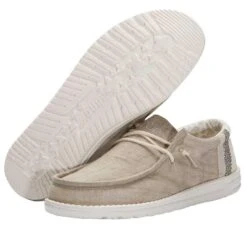 Wally Break Stitch - Khaki -Timeless Shoes Shop 110791010 WALLY LINEN NATURAL KHAKI 03 9d1440f4 5c55 4805 b57f 95f07939877d