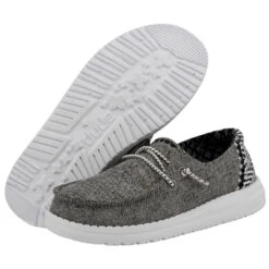 Wendy Youth Chambray - Onyx -Timeless Shoes Shop 130124203 WENDY YOUTH CHAMBRAY ONYX LEFT 3