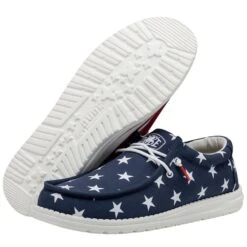 Wally Patriotic - American Flag -Timeless Shoes Shop 40001 9CW WALLYPATRIOTIC AMERICANFLAG PAIRBOTTOM