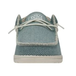 Wally Braided - Aqua -Timeless Shoes Shop 40003 449 WALLYBRAIDED AQUA LEFTFRONT