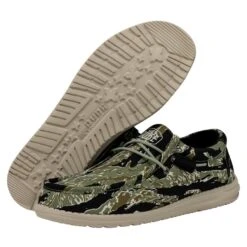 Wally Camouflage - Tiger Stripe Camo -Timeless Shoes Shop 40004 9CJ WALLYCAMOUFLAGE TIGERSTRIPECAMO PAIRBOTTOM
