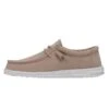Wally Slub Canvas - Tan -Timeless Shoes Shop 40009 265 WALLYSLUBCANVAS TAN LEFTSIDE