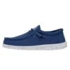 Wally Slub Canvas - True Blue 2 Wally Slub Canvas - True Blue -Timeless Shoes Shop 40009 428 WALLYSLUBCANVAS TRUEBLUE LEFTSIDE