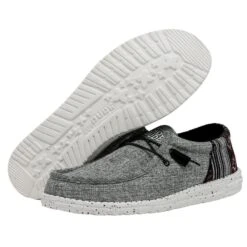 Wally Funk - Jacquard Black Aztec -Timeless Shoes Shop 40010 0WI WALLY FUNK JACQUARD BLACK AZTEC LEFT 3