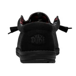 Wally Sox - Jet Black -Timeless Shoes Shop 40019 0XD WALLY SOX JET BLACK LEFT 5