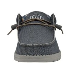 Wally Sox Triple Needle - Blue Shadow -Timeless Shoes Shop 40020 3US WALLYSOXTRIPLENEEDLE BLUESHADOW LEFTFRONT