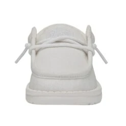 Wally Toddler Slub Canvas - White 11 Wally Toddler Slub Canvas - White -Timeless Shoes Shop 40029 100 WALLYTODDLERSLUBCANVAS WHITE LEFTFRONT