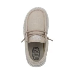 Wally Toddler Slub Canvas - Natural 13 Wally Toddler Slub Canvas - Natural -Timeless Shoes Shop 40029 106 WALLYTODDLERSLUBCANVAS NATURAL LEFTTOP