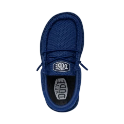 Wally Toddler Funk Mono - True Blue -Timeless Shoes Shop 40030 428 WALLYTODDLERFUNKMONO TRUEBLUE LEFTTOP