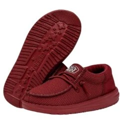 Wally Toddler Funk Mono - Red -Timeless Shoes Shop 40030 610 WALLYTODDLERFUNKMONO RED PAIRBOTTOM