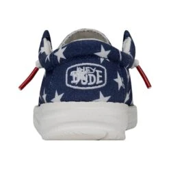 Wally Toddler Patriotic - American Flag -Timeless Shoes Shop 40031 9CW WALLYTODDLERPATRIOTIC AMERICANFLAG LEFTBACK
