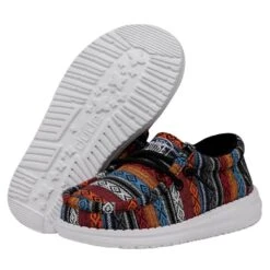 Wally Toddler Serape - Desert Horizon -Timeless Shoes Shop 40032 9BR WALLYTODDLERSERAPE DESERTHORIZON PAIRBOTTOM