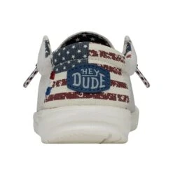Wally Youth - Off White Patriotic 12 Wally Youth - Off White Patriotic -Timeless Shoes Shop 40040 1K1 WALLYYOUTH OFFWHITEPATRIOTIC LEFTBACK