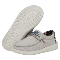 Wally Youth - Off White Patriotic 10 Wally Youth - Off White Patriotic -Timeless Shoes Shop 40040 1K1 WALLYYOUTH OFFWHITEPATRIOTIC PAIRBOTTOM