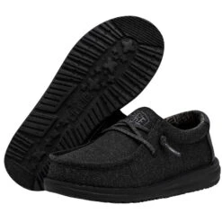 Wally Youth - Basic Black -Timeless Shoes Shop 40041 001 WALLY YOUTH BASIC BLACK LEFT 3