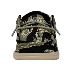 Wally Youth Camouflage - Tiger Stripe Camo -Timeless Shoes Shop 40042 9CJ WALLYYOUTHCAMOUFLAGE TIGERSTRIPECAMO LEFTFRONT
