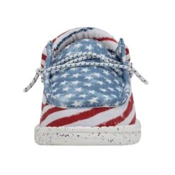 Wally Youth Patriotic - Stars And Stripes -Timeless Shoes Shop 40046 9C8 WALLYYOUTHPATRIOTIC STARSANDSTRIPES LEFTFRONT
