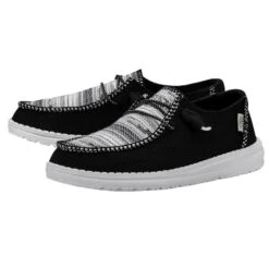 New Products -Timeless Shoes Shop 40056 0WG WENDY BOHO BLANKET ZION BLACK LEFT 2