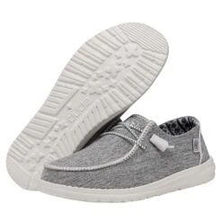 Wendy Boho Stitch - White Melange -Timeless Shoes Shop 40057 1JD WENDYBOHOSTITCH WHITEMELANGE PAIRBOTTOM