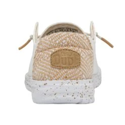 Wendy Chambray - White Sand -Timeless Shoes Shop 40059 1KJ WENDY CHAMBRAY WOVEN WHITE SAND LEFT 5