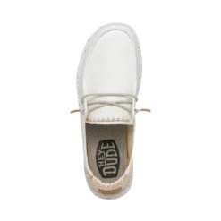 Wendy Chambray - White Sand -Timeless Shoes Shop 40059 1KJ WENDY CHAMBRAY WOVEN WHITE SAND LEFT 6