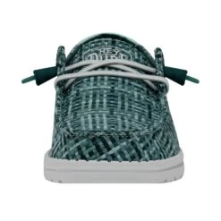 Wendy Crosshatch - Jade -Timeless Shoes Shop 40060 372 WENDYCROSSHATCH JADE LEFTFRONT