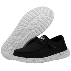 Wendy Slub Canvas - Black 10 Wendy Slub Canvas - Black -Timeless Shoes Shop 40063 001 WENDY SLUB CANVAS BLACK LEFT 3