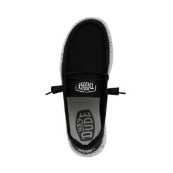Wendy Slub Canvas - Black 13 Wendy Slub Canvas - Black -Timeless Shoes Shop 40063 001 WENDY SLUB CANVAS BLACK LEFT 6