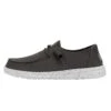 Wendy Slub Canvas - Dark Grey -Timeless Shoes Shop 40063 029 WENDY SLUB CANVAS DARK GREY LEFT 1