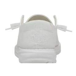 Wendy Slub Canvas - White -Timeless Shoes Shop 40063 100 WENDY SLUB CANVAS WHITE LEFT 5