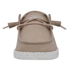 Wendy Slub Canvas - Tan 11 Wendy Slub Canvas - Tan -Timeless Shoes Shop 40063 265 WENDYSLUBCANVAS TAN LEFTFRONT