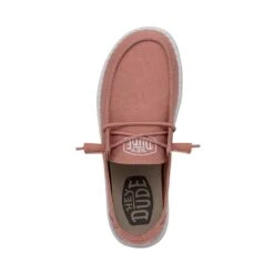 Wendy Slub Canvas - Terracotta -Timeless Shoes Shop 40063 6VE WENDYSLUBCANVAS TERRACOTTA LEFTTOP