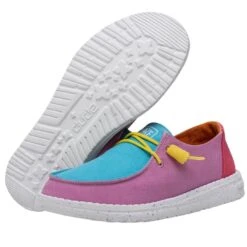 Wendy Slub Canvas - Color Block -Timeless Shoes Shop 40063 9CI WENDY SLUB CANVAS COLOR BLOCK LEFT 3