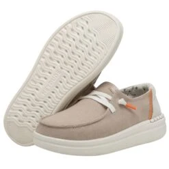 Wendy Rise Chambray - Sandshell -Timeless Shoes Shop 40074 2YU WENDY RISE CHAMBRAY SANDSHELL LEFT 3