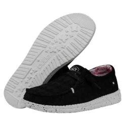 Wendy Stretch Boho Fleur - Crow -Timeless Shoes Shop 40082 0YP WENDYSTRETCHBOHOFLUER CROW PAIRBOTTOM