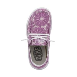 Wendy Youth Rise Eyelet - Violet -Timeless Shoes Shop 40108 508 WENDY YOUTH RISE EYELET VIOLET LEFT 6