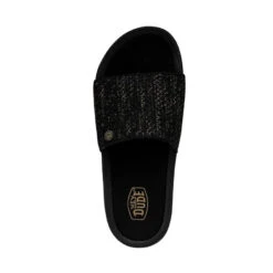 Chandler Knit - Black Gold -Timeless Shoes Shop 40114 0YA CHANDLERKNIT BLACKGOLD LEFTTOP
