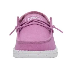 Wendy Youth Slub Canvas - Violet -Timeless Shoes Shop 40143 508 WENDY YOUTH SLUB CANVAS VIOLET LEFT 4