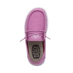 Wendy Youth Slub Canvas - Violet -Timeless Shoes Shop 40143 508 WENDY YOUTH SLUB CANVAS VIOLET LEFT 6