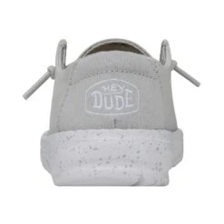 Wendy Toddler Slub Canvas - Light Grey -Timeless Shoes Shop 40144 007 WENDYTODDLERSLUBCANVAS LIGHTGREY LEFTBACK