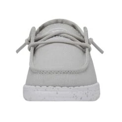 Wendy Toddler Slub Canvas - Light Grey -Timeless Shoes Shop 40144 007 WENDYTODDLERSLUBCANVAS LIGHTGREY LEFTFRONT