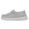 Wendy Toddler Slub Canvas - Light Grey -Timeless Shoes Shop 40144 007 WENDYTODDLERSLUBCANVAS LIGHTGREY LEFTSIDE