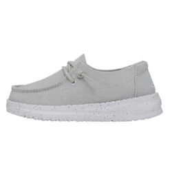 Wendy Toddler Slub Canvas - Light Grey