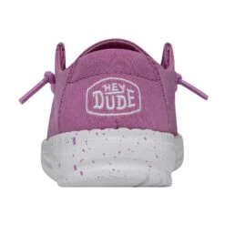 Wendy Toddler Slub Canvas - Violet -Timeless Shoes Shop 40144 508 WENDYTODDLERSLUBCANVAS VIOLET LEFTBACK