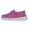Wendy Toddler Slub Canvas - Violet 1 Wendy Toddler Slub Canvas - Violet -Timeless Shoes Shop 40144 508 WENDYTODDLERSLUBCANVAS VIOLET LEFTSIDE
