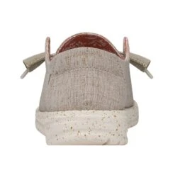 Wendy Chambray Wide - White Nut 12 Wendy Chambray Wide - White Nut -Timeless Shoes Shop 40151 2BK WENDYCHAMBRAYWIDE WHITENUT LEFTBACK 2