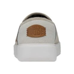 Sunapee Craft - White -Timeless Shoes Shop 40178 100 SUNAPEEMCRAFTLINEN WHITE LEFTBACK