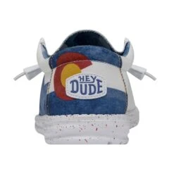 Wally Colorado Watercolor - White -Timeless Shoes Shop 40382 100 WALLYCOLORADOWATERCOLOR WHITE LEFTBACK