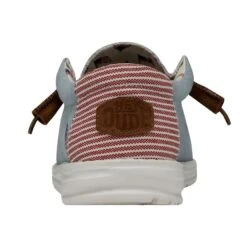 Wally Americana - Denim Stripe -Timeless Shoes Shop 40395 4OE WALLYAMERICANA DENIMSTRIPE LEFTBACK