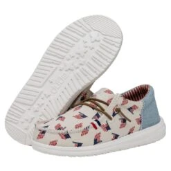 Wally Youth Americana - Flag -Timeless Shoes Shop 40479 1JR WALLYAMERICANAYOUTH FLAG PAIRBOTTOM